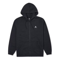 Converse Go-To Embroidered Star Chevron Standard Fit Full-Zip Hoodie 'Black' 10024511-A01
