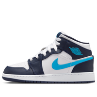 (GS) Air Jordan 1 Mid 'Obsidian White' DQ8423-404