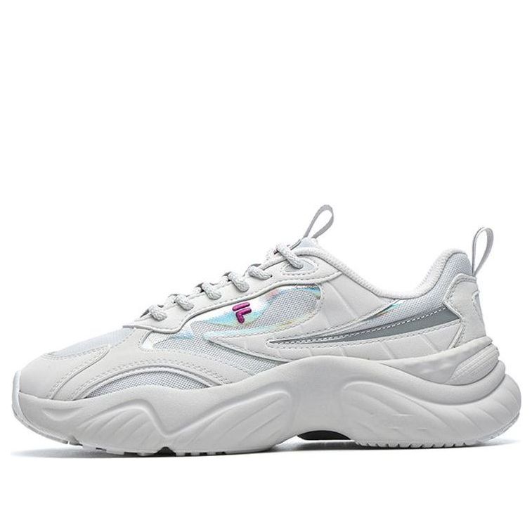 (WMNS) FILA FUSION Conch Sneakers 'White Grey' T12W217303FNS