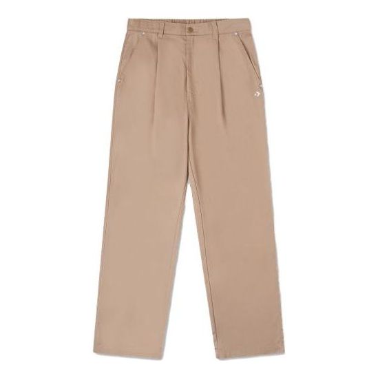 Converse Logo Skate Straight Pants 'Tan' 10026552-A02