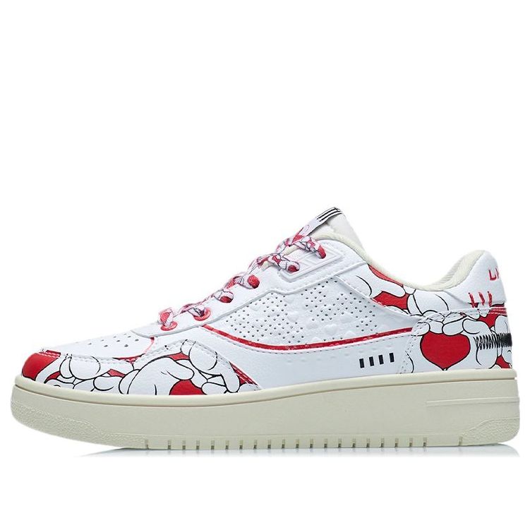 (WMNS) Li-Ning Classic Skateboarding x Disney 'White Red Minnie' AGCS146-1