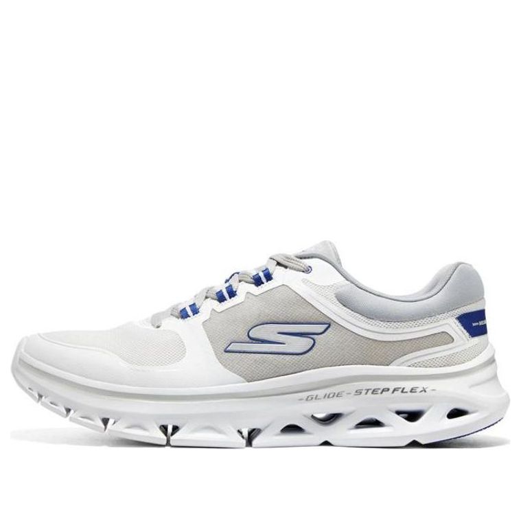 Skechers Go Run Glide-Step Flex 'White Grey Blue' 220507-WBL