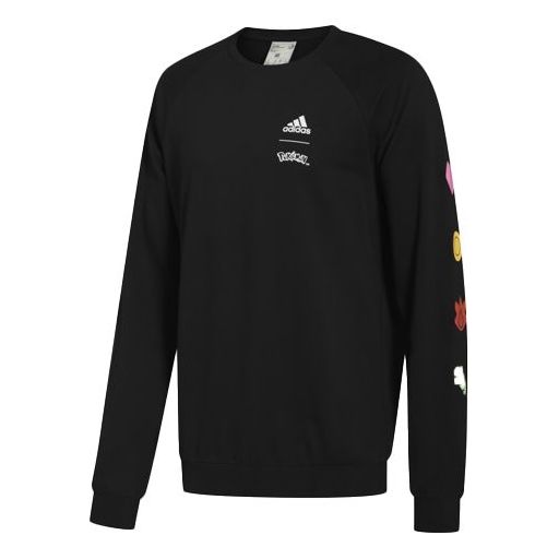 adidas x POKEMON Crossover Printing Sports Training Pullover Black GN2999