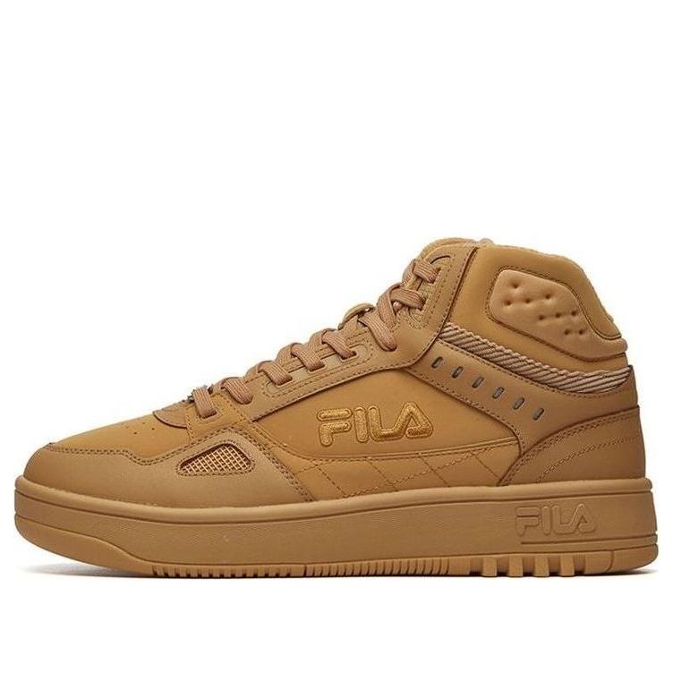 FILA High Top Retro Basketball Shoes Clay Yellow F12M141216FCL