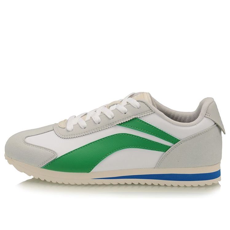 Li-Ning 3K Classic Retro Casual Sports Shoes 'White Grey Green' AGCQ019-1