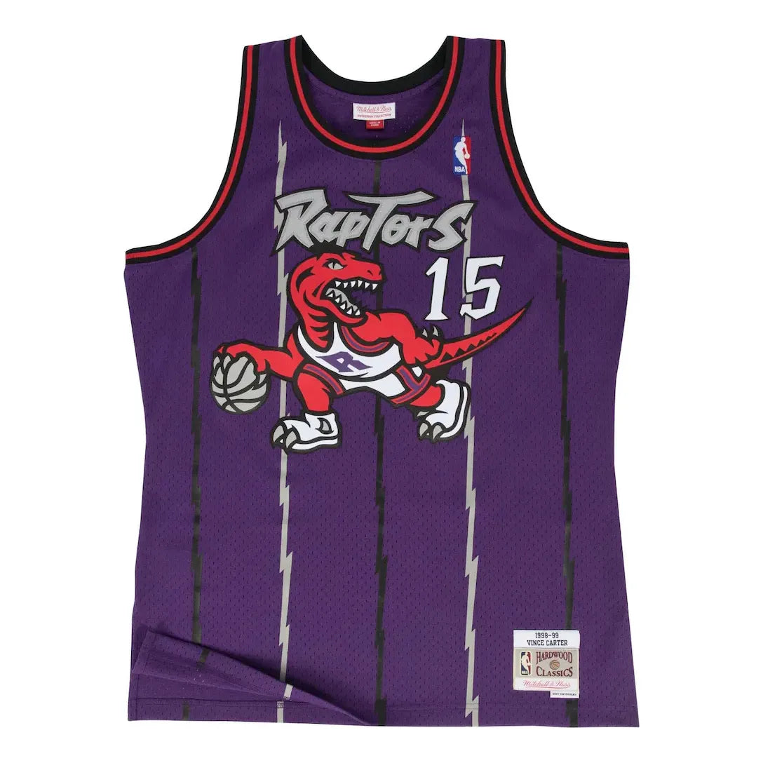 Mitchell & Ness x NBA Toronto Raptors Road 1998-99 Swingman Jersey 'Vince Carter 15' TFSM1278-TRA98VCAPURP