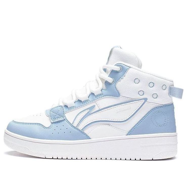 (WMNS) Li-Ning San Yuan High 3M 'White Baby Blue' AGCS242-3