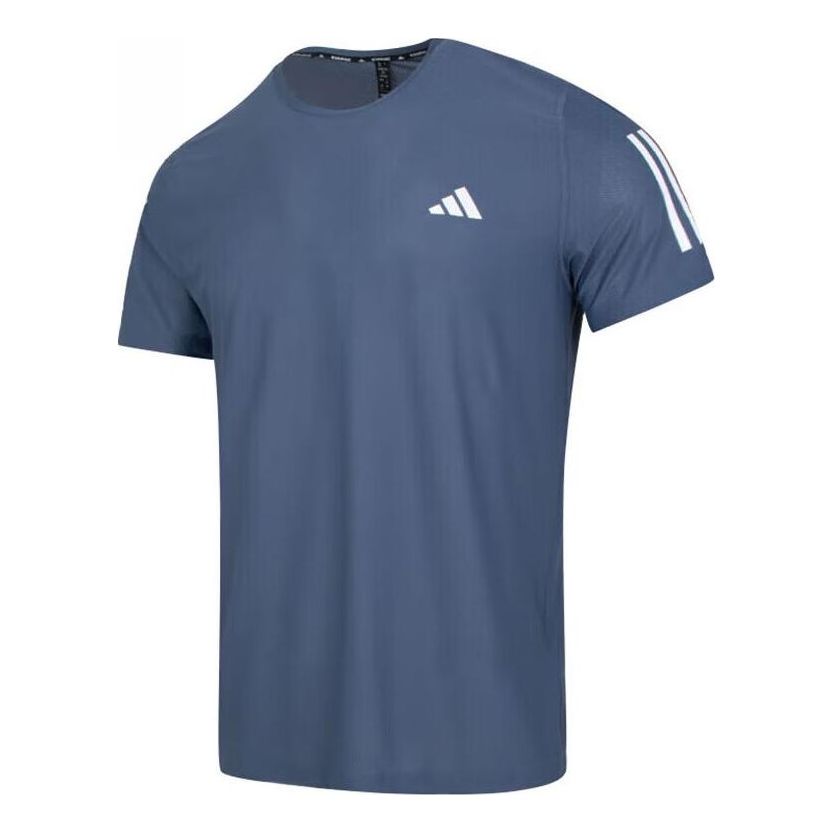 adidas Own The Run T-Shirt Asia Sizing 'Blue' IN1515