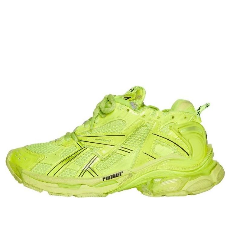 Balenciaga Runner Sneakers 'Fluorescent Yellow' 677403W3RB47510