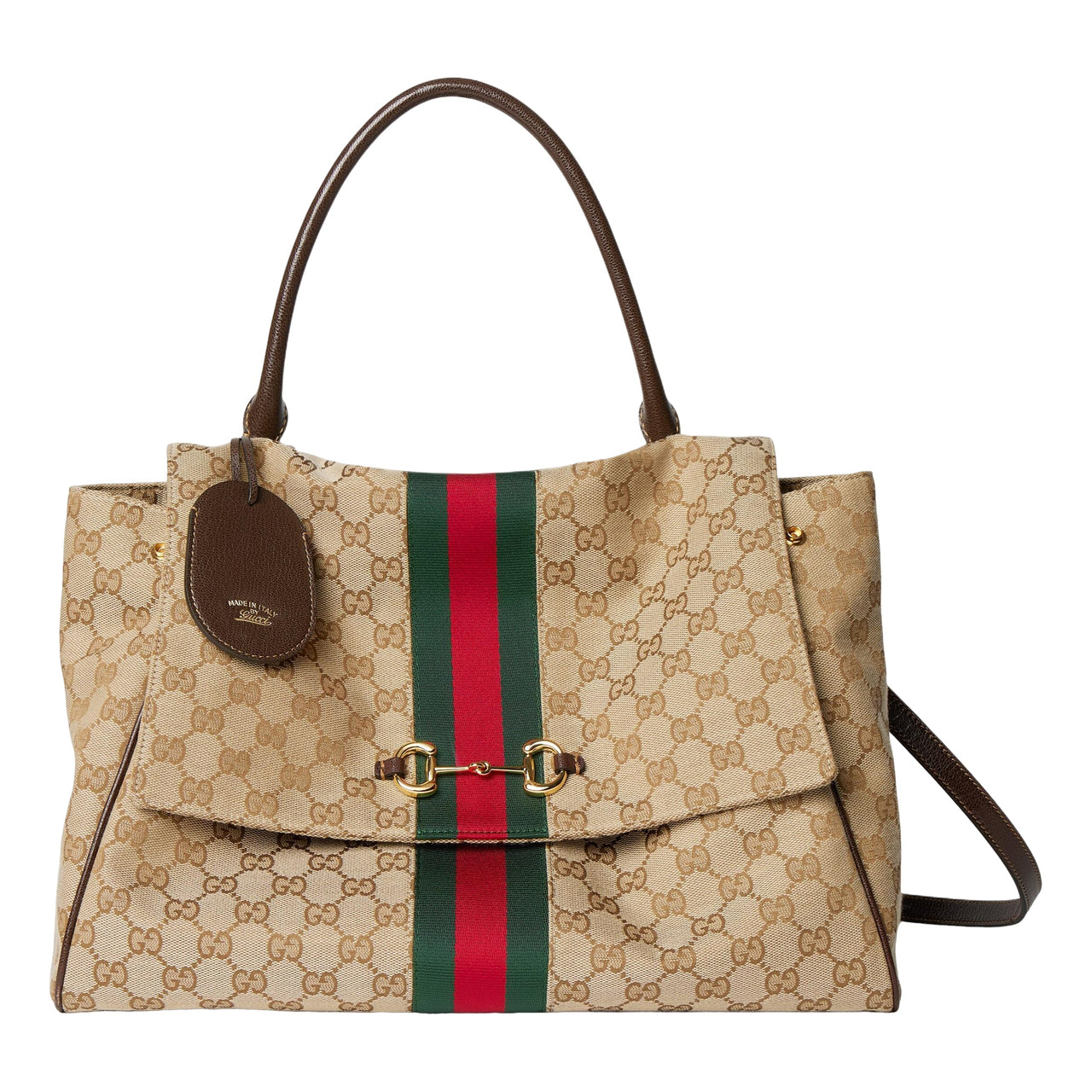 (WMNS) Gucci Paparazzo Large Top Handle Bag 'Sand Dark Brown' 875019-FAFV9-9653