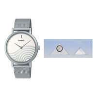 Casio Lineage Analog Watch 'Silver White' MTP-C120M-7AUPFKD