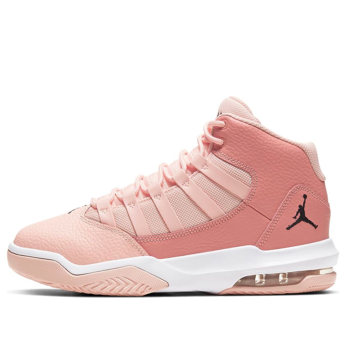 (GS) حذاء Air Jordan Max Aura أبيض/وردي AQ9249-600