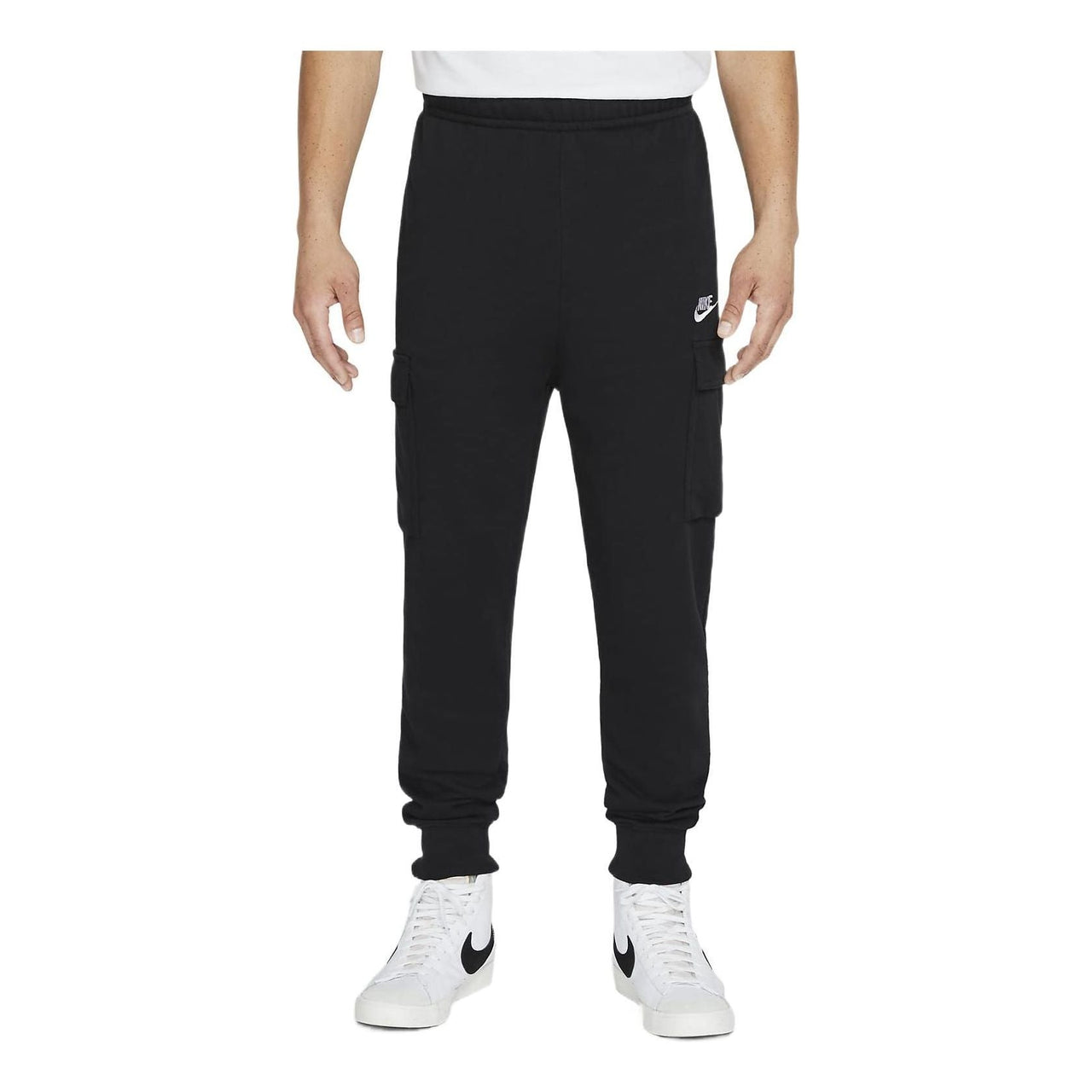 Nike Sportswear Club French Terry Cargo Pants 'Black' CZ9954-010