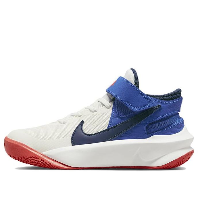 (GS) Nike Team Hustle D10 FlyEase 'White Game Royal' DD7303-103