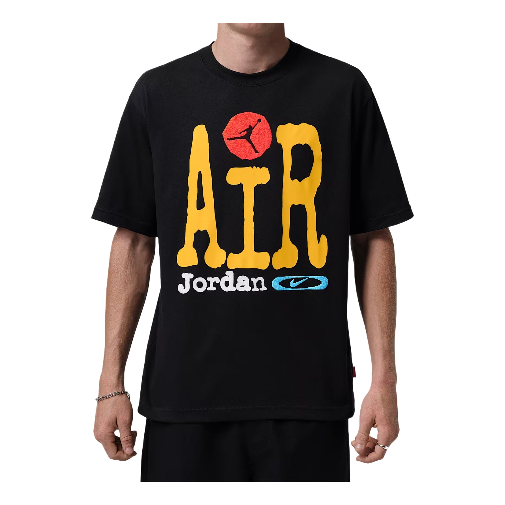 Jordan Graphic T-Shirt 'Black Amarillo Infrared 23' IQ5299-010