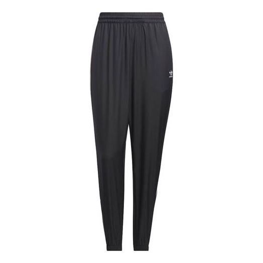 (WMNS) adidas originals Tape Woven Pants 'Black' IN1018