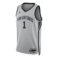 Nike Dri-FIT NBA Victor Wembanyama San Antonio Spurs 2025/26 Statement Edition Swingman Jersey 'Flat Silver' HM4882-007