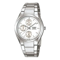 CASIO Stainless Steel Strap Quartz Waterproof Mens SilverWhite Analog MTP-1191A-7ADR