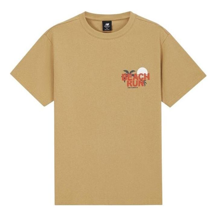 New Balance Classic Lifestyle T-Shirt Asia Sizing 'Brown' AMT32364-BYC