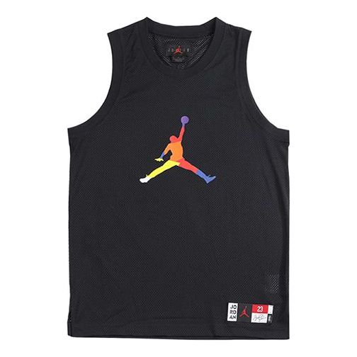 Air Jordan Colorful Basketball Sports Vest No. 23 Jersey Men's Black AV0047-010