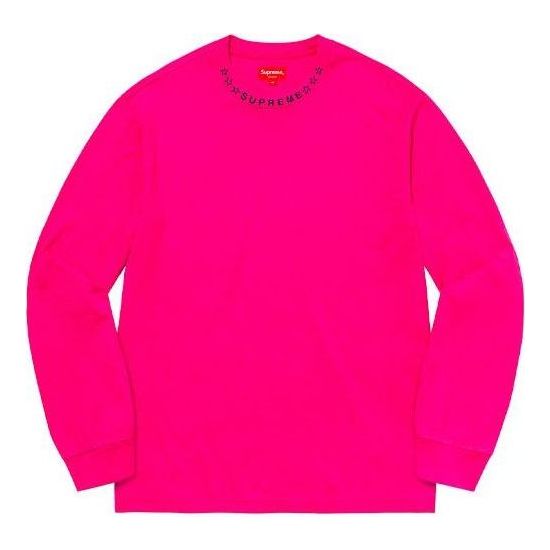 Supreme Stars Collar L/S Top 'Pink' SUP-FW21-231