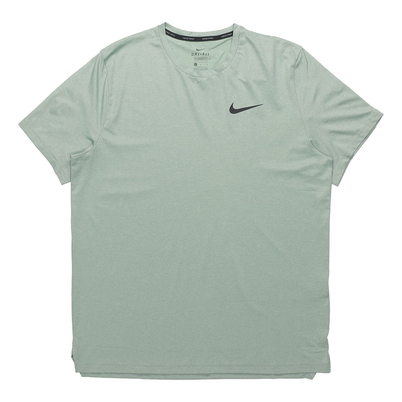 Men's Nike Pro Dri-FIT Casual Sports Quick Dry Round Neck Short Sleeve Grass Green T-Shirt CZ1182-353