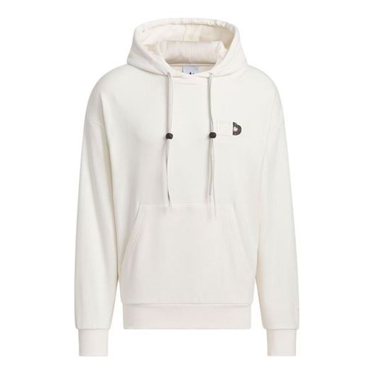 adidas Originals V-Day Hoodie Asia Sizing 'White Blue' JE3474