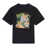 Balenciaga Year Of The Tiger FBI Revesible T-Shirt 'Navy' 681467TLVM54084
