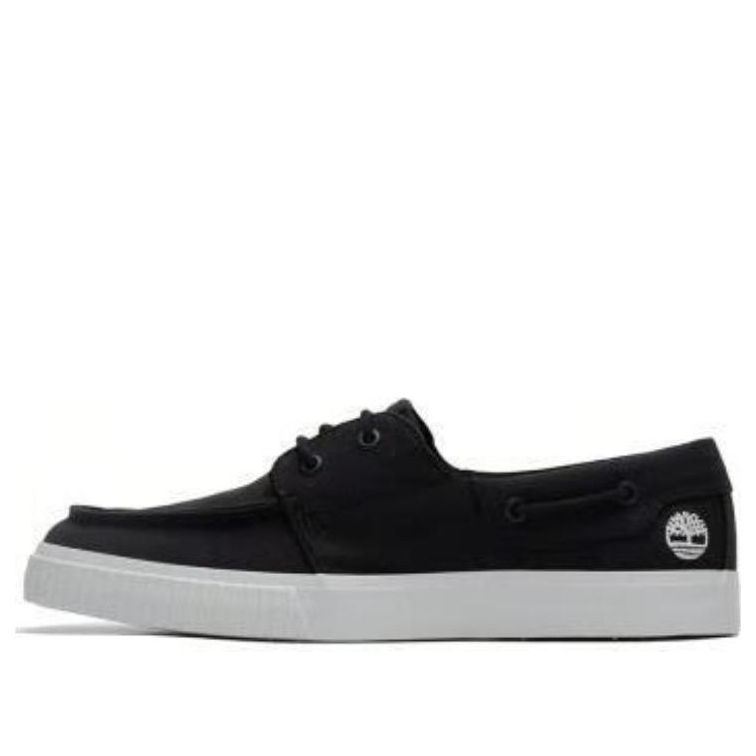 Timberland Low Lace Up Sneakers 'Black Canvas' A67P5EK7