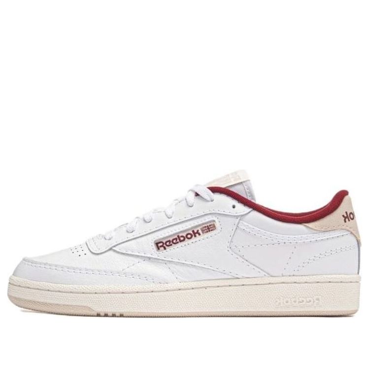 Reebok Club C85 Shoes 'White Classic Maroon' 100032972