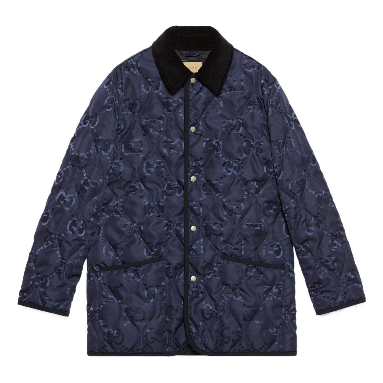 Gucci Quilted GG Jumbo Jacket 'Blue' 722499-ZALX3-4348