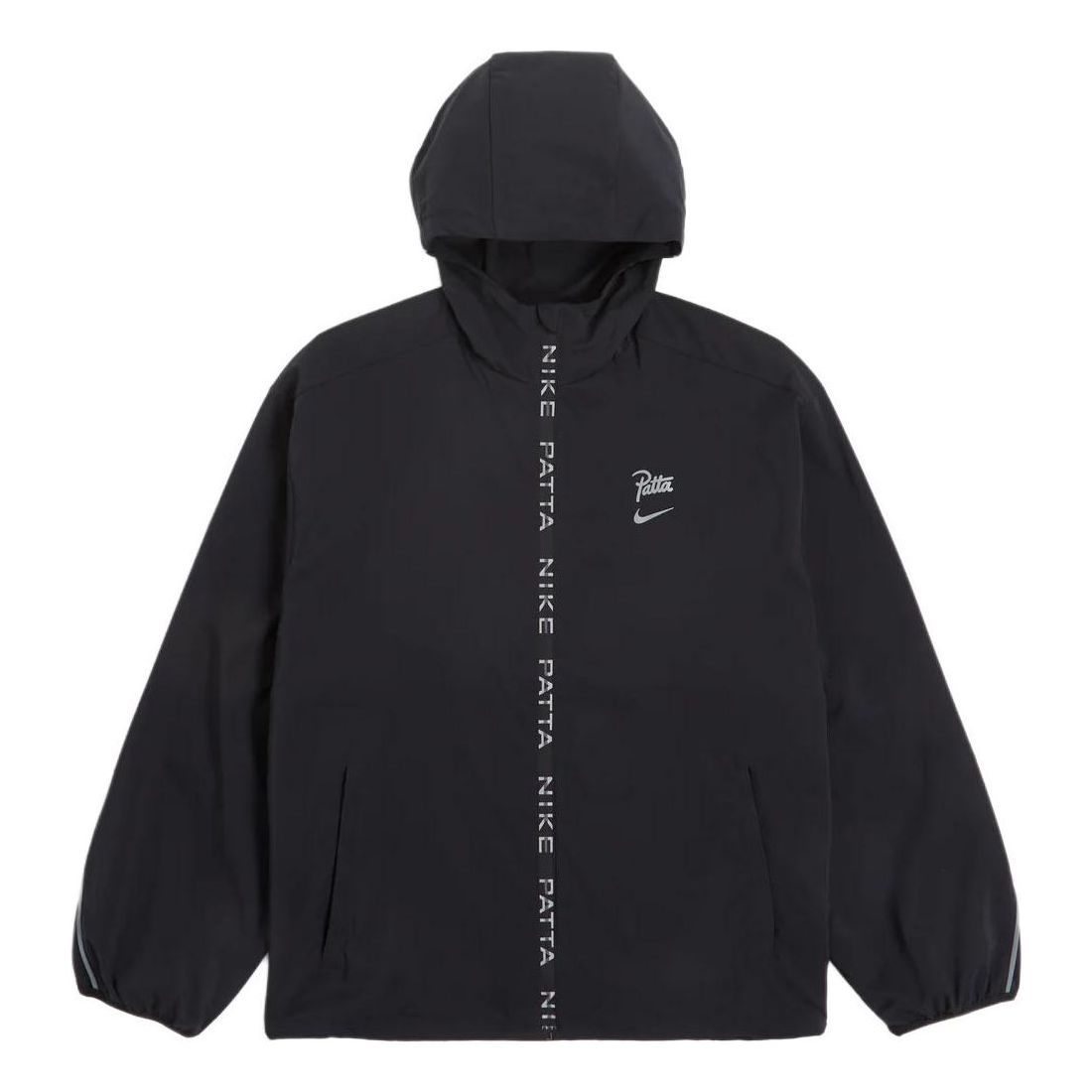 Nike x Patta Running Team Full-Zip Jacket 'Black' FJ3087-010