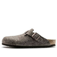 Birkenstock Boston Wool Felt Sandals 'Cacao' 0160583