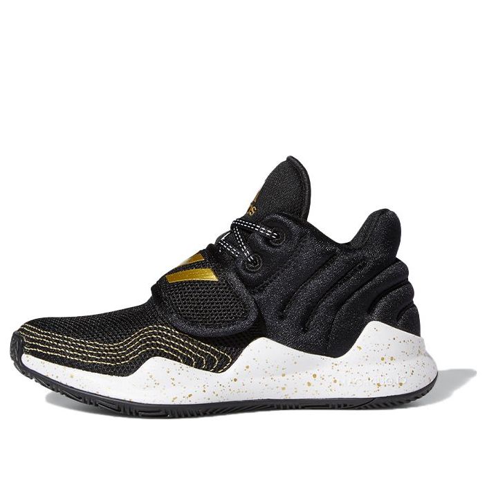 (GS) adidas Deep Threat J 'Black Yellow White' FV8633