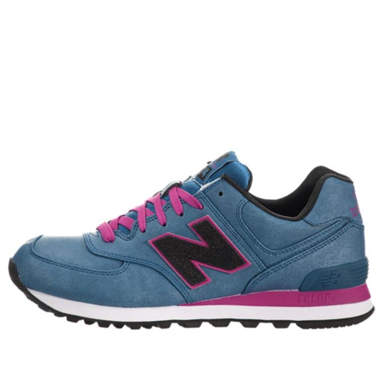 (WMNS) New Balance 574 Series Sneakers 'Blue Rose Red' WL574MBR