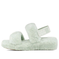 (WMNS) UGG Oh Yeah Thick Sole Sandals Mint Green 1107953-RMN