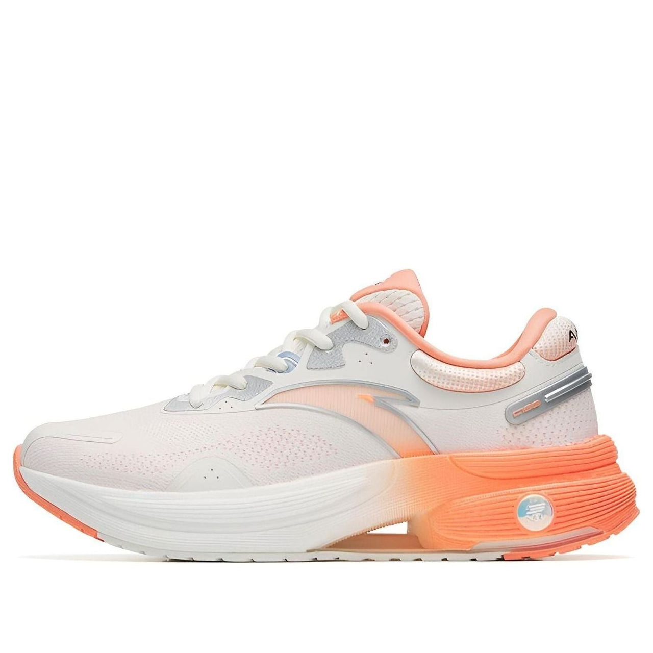 (WMNS) ANTA C100 Low 'White Orange Silver' 122245586-1
