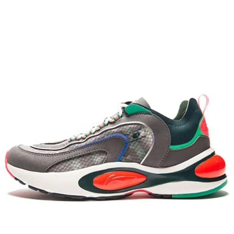 (WMNS) Li-Ning V8 'Grey Red Green' ARHP128-3