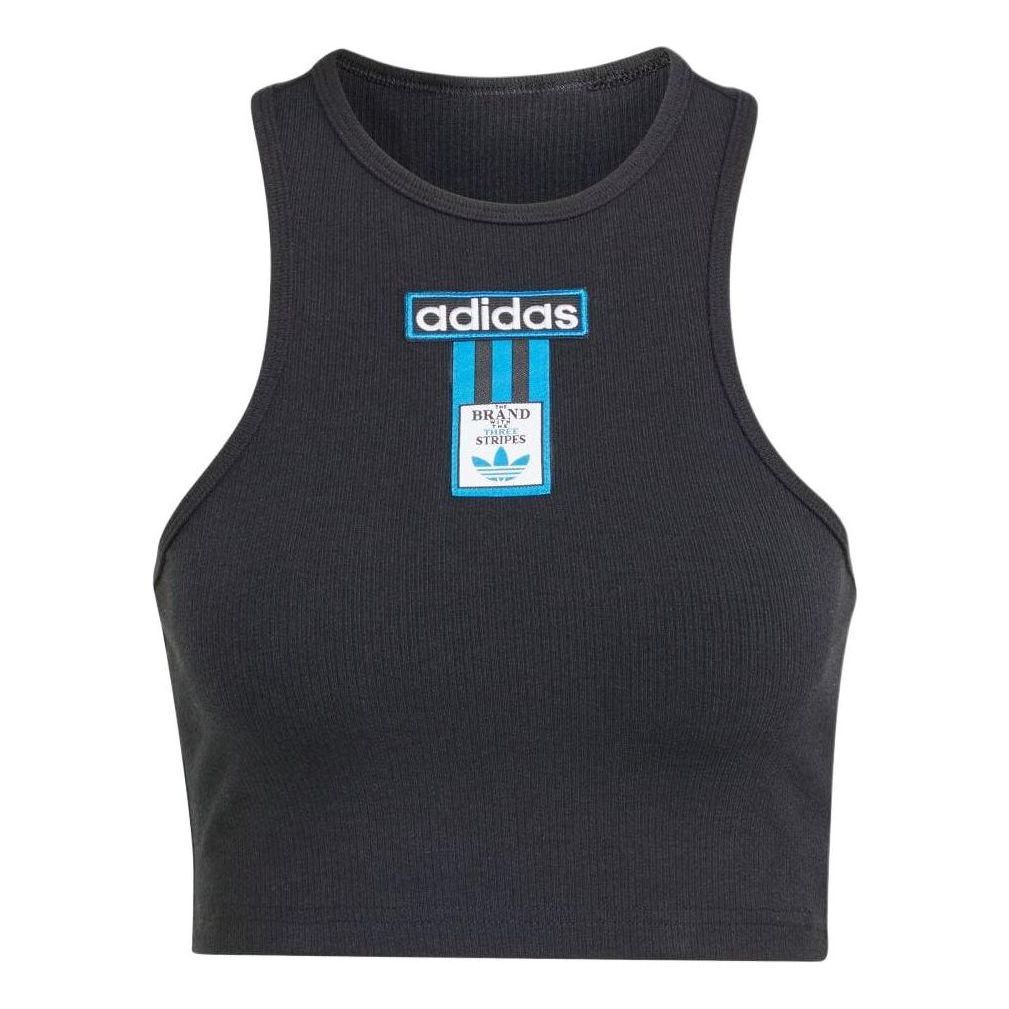(WMNS) adidas Adibreak Cropped Tank Asia Sizing 'Black' IU2456