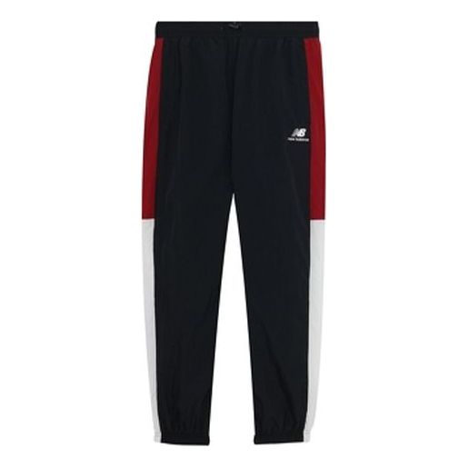 New Balance Relaxed Color Block Jogger 'Black White Red' NTA33011-BUR