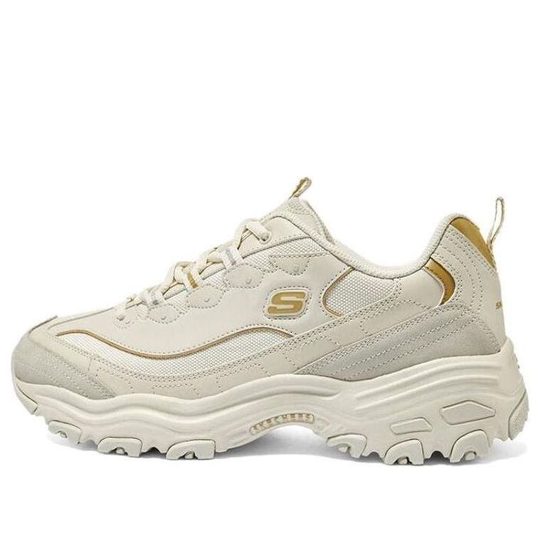 Skechers D'lites 1.0 Marathon Running Shoes 'Beige Gold' 894289-NAT