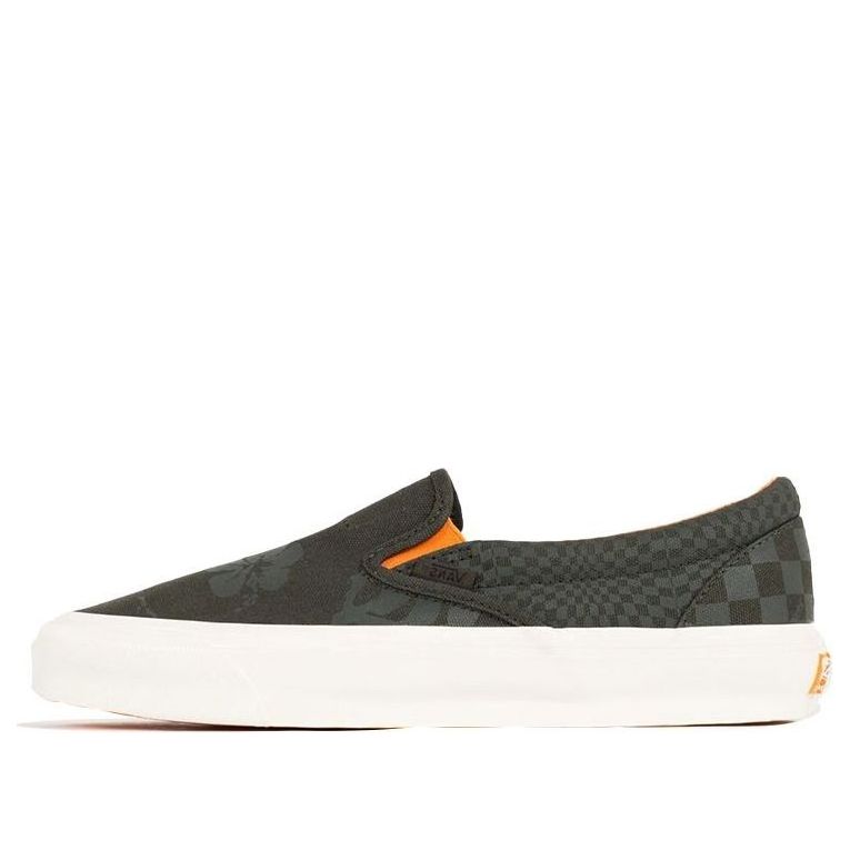Vans Porter-Yoshida & Co. x OG Classic Slip-On LX 'Forest Night Floral Checkerboard' VN0A45JKWW6
