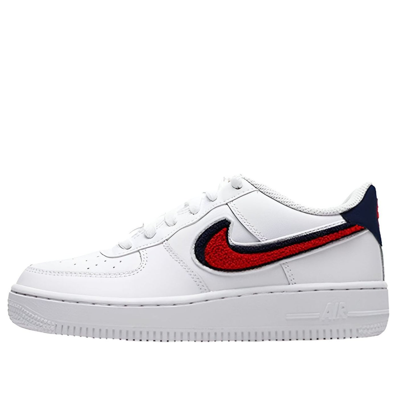 (GS) Nike Air Force 1 LV8 'Chenille Swoosh' AO3620-101