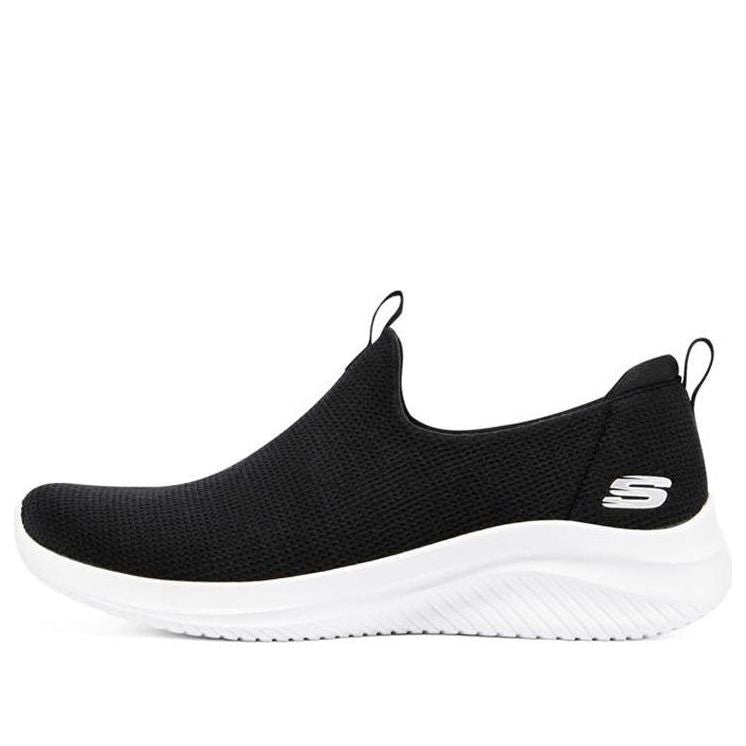 (WMNS) Skechers Ultra Flex 3.0 'Black White' 149858-BKW