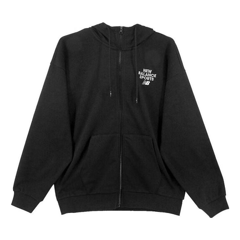 New Balance Sportswear Hooded Jacket 'Black' 6DD12033-BK