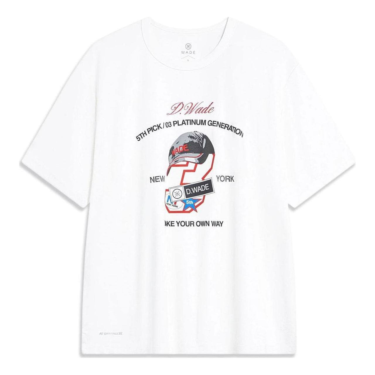 Li-Ning Way of Wade T-shirt 'White' AHST531-2