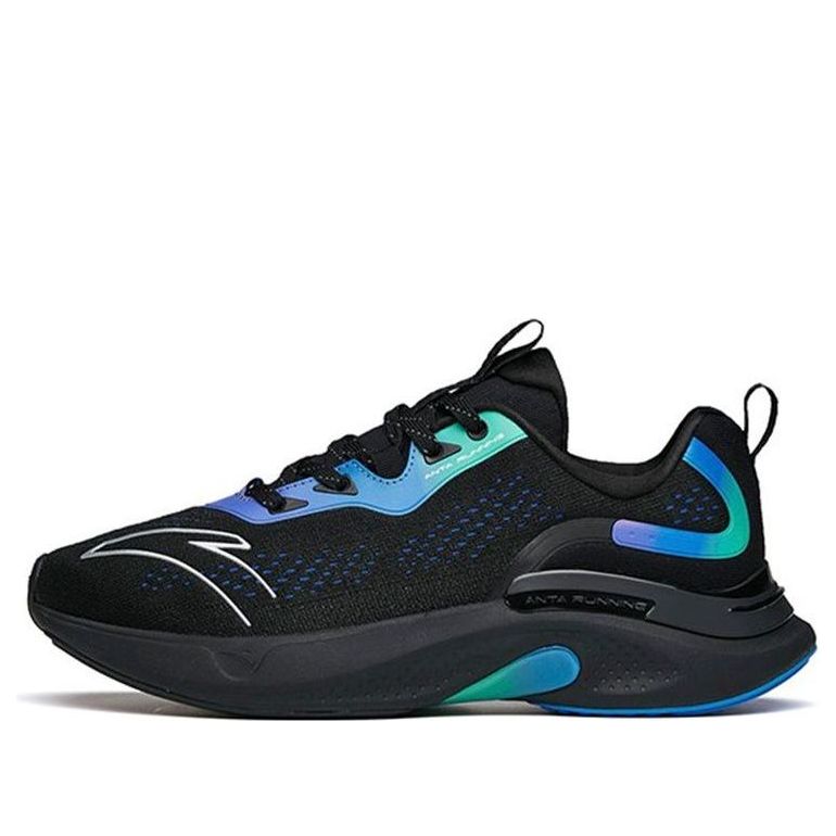 ANTA Running Shoes 'Black Blue Green' 112215561R-4