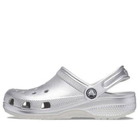 (PS) Crocs Classic Metallic Clog 'Silver Metallic' 209196-0P1