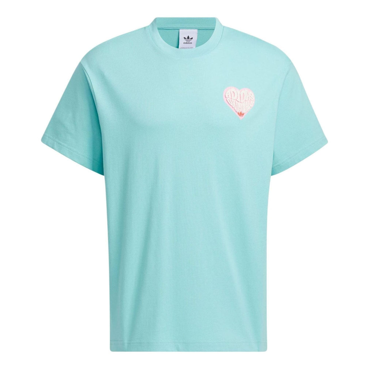 adidas originals V-Day Short Sleeve T-Shirt (Gender Neutral) Asia Sizing 'Blue' JE3471