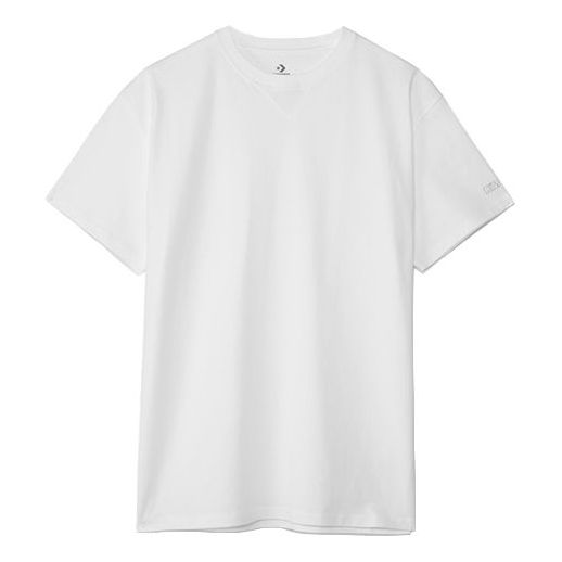 Converse x Kim Jones Logo Print Sports Crewneck Short Sleeve Men s White 10021732-A01
